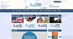 Desktop Screenshot of proficere.com.br