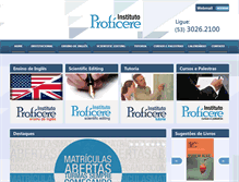 Tablet Screenshot of proficere.com.br